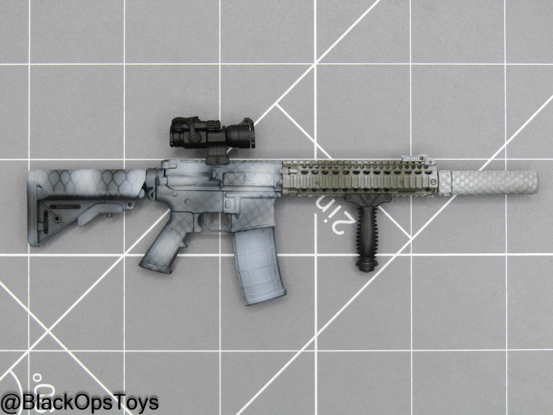 Load image into Gallery viewer, Winter Snakeskin Camo Rifle w/Attachment Set
