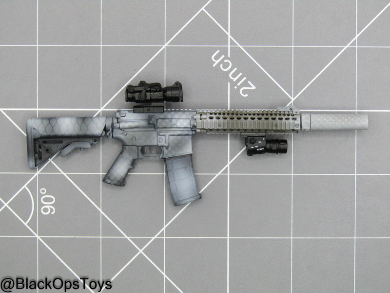 Load image into Gallery viewer, Winter Snakeskin Camo Rifle w/Attachment Set
