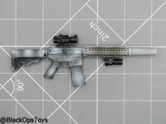 Winter Snakeskin Camo Rifle w/Attachment Set