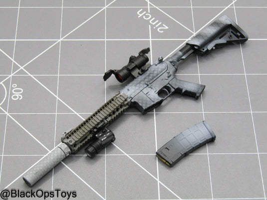 Winter Snakeskin Camo Rifle w/Attachment Set