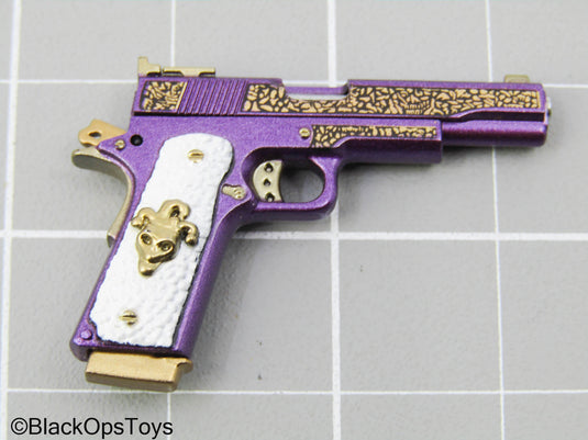 Suicide Squad - The Joker Colt M1911 Purple Pistol (Hot Toys)
