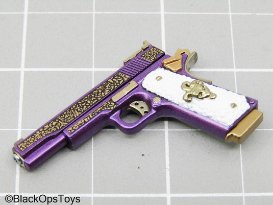 Suicide Squad - The Joker Colt M1911 Purple Pistol (Hot Toys)