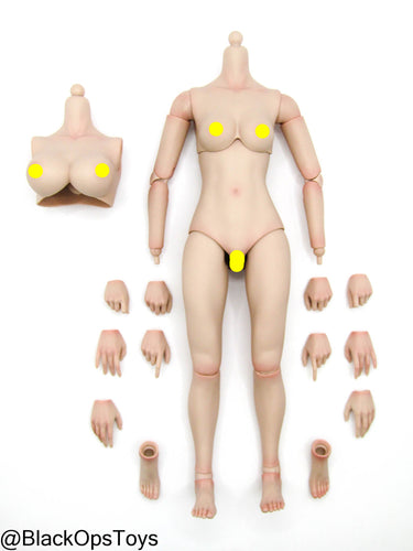 Female Light Tan Base Body w/Large Bust Upgrade - MINT IN BOX