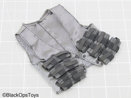Hook & Loop Straps Silver Vest w/Mag Set