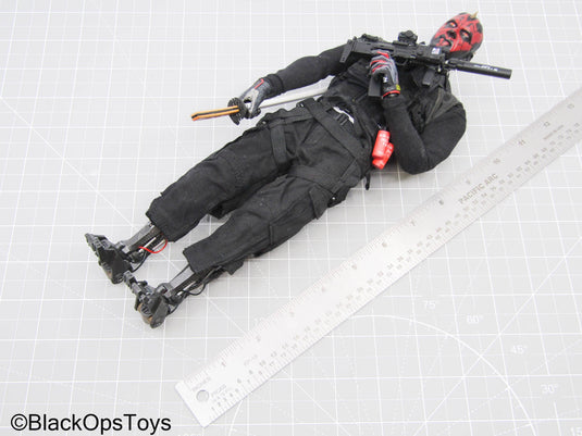 Custom Darth Maul w/Robot Legs, H&K MP7 SMG, Katana & Accessories