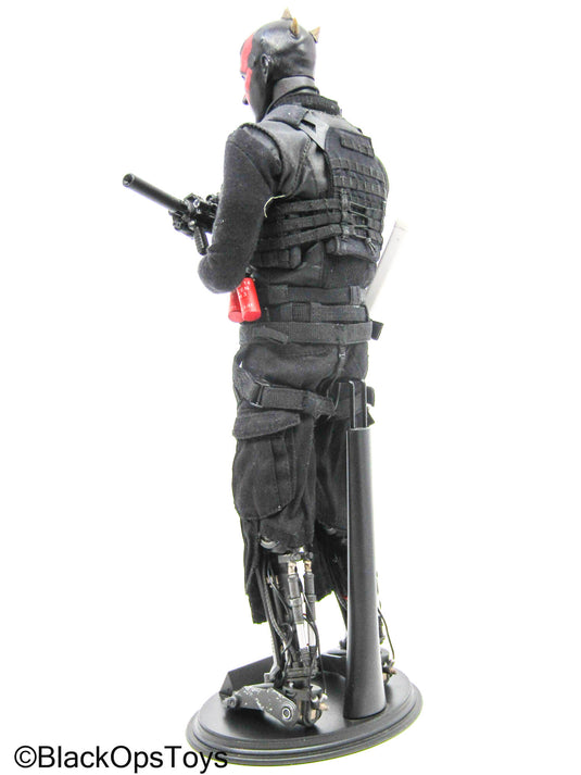 Custom Darth Maul w/Robot Legs, H&K MP7 SMG, Katana & Accessories