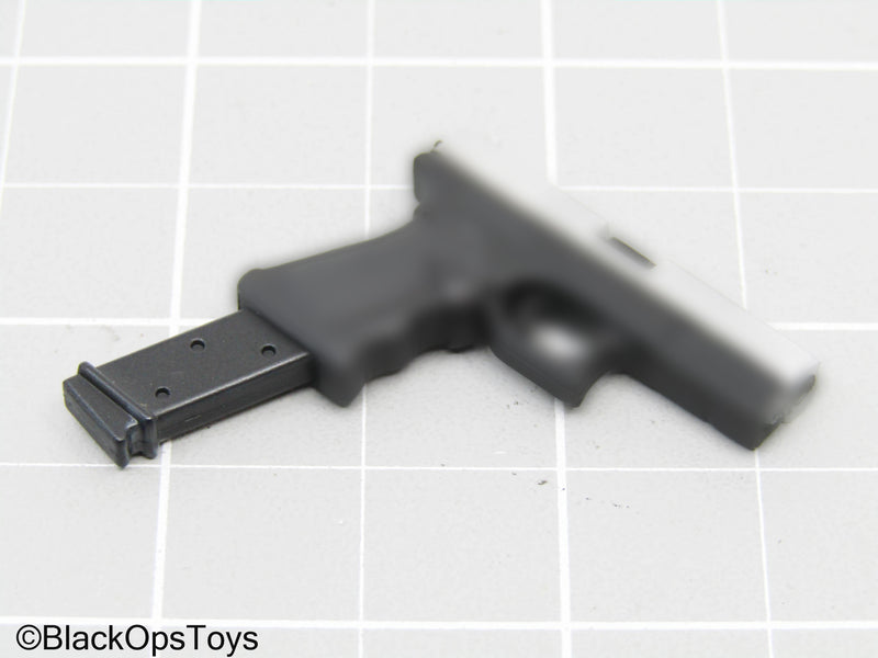 Load image into Gallery viewer, 9mm Black &amp; Silver Pistol w/Mag Stick
