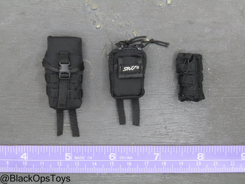 Load image into Gallery viewer, Russian SOBR Granit - Black MOLLE Pouch Set
