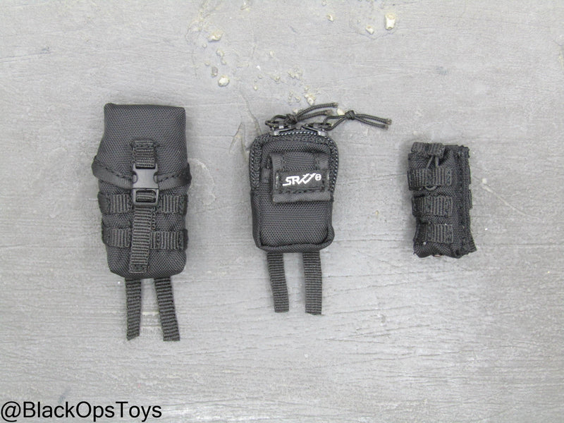 Load image into Gallery viewer, Russian SOBR Granit - Black MOLLE Pouch Set
