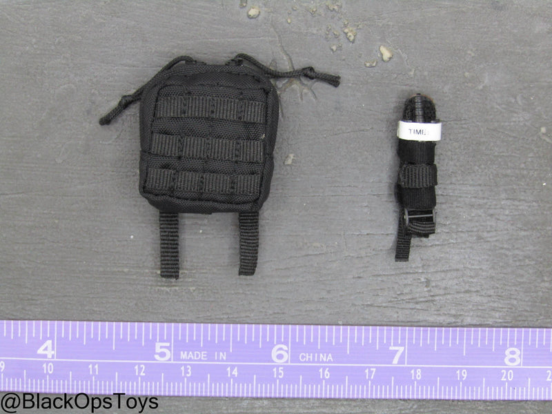 Load image into Gallery viewer, Russian SOBR Granit - Black MOLLE IFAK Pouch w/Tourniquet
