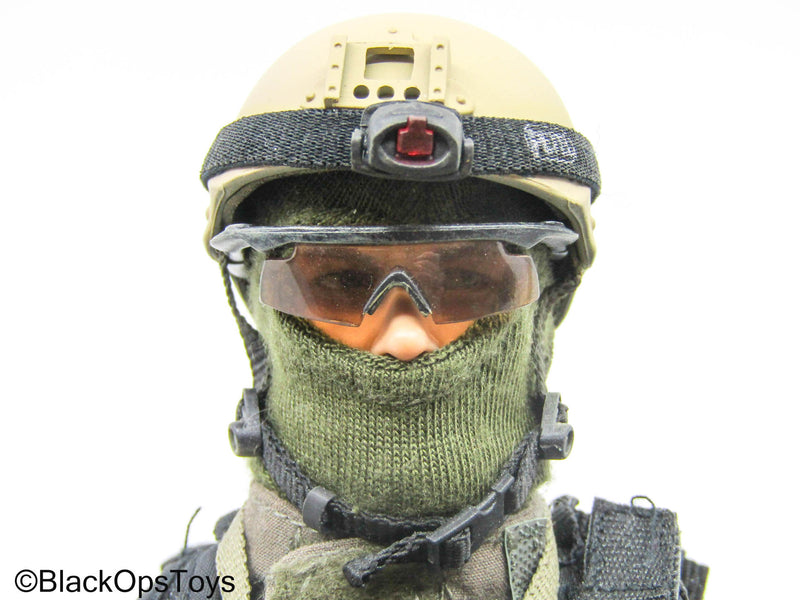 Load image into Gallery viewer, Male Full Dressed Navy SEAL Uniform w/H&amp;K MP5 SMG &amp; Accessories
