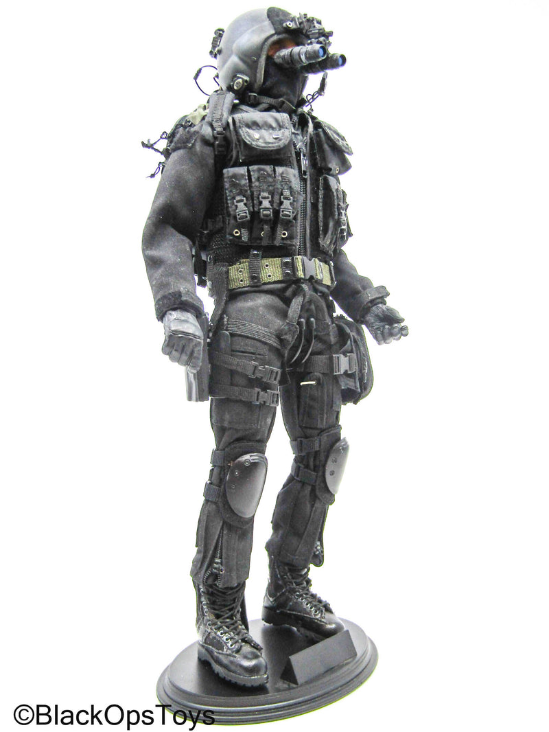 Load image into Gallery viewer, Male Full Dressed Black Ops Uniform w/Pistol &amp; Accessories

