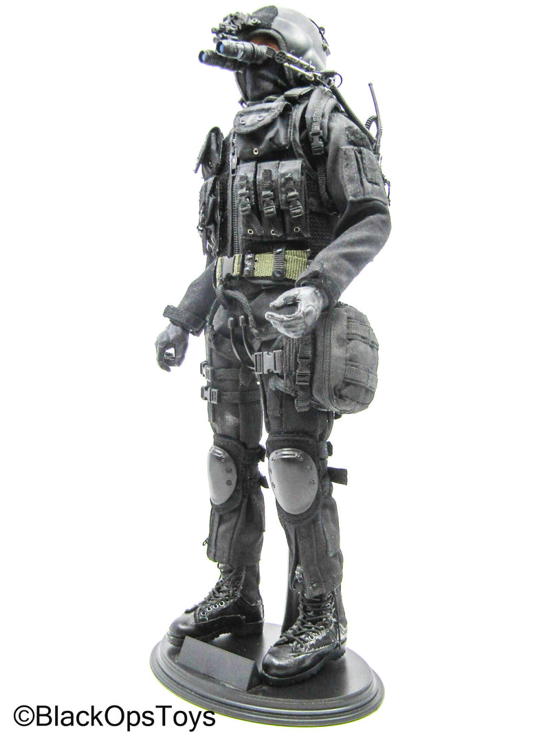 Load image into Gallery viewer, Male Full Dressed Black Ops Uniform w/Pistol &amp; Accessories
