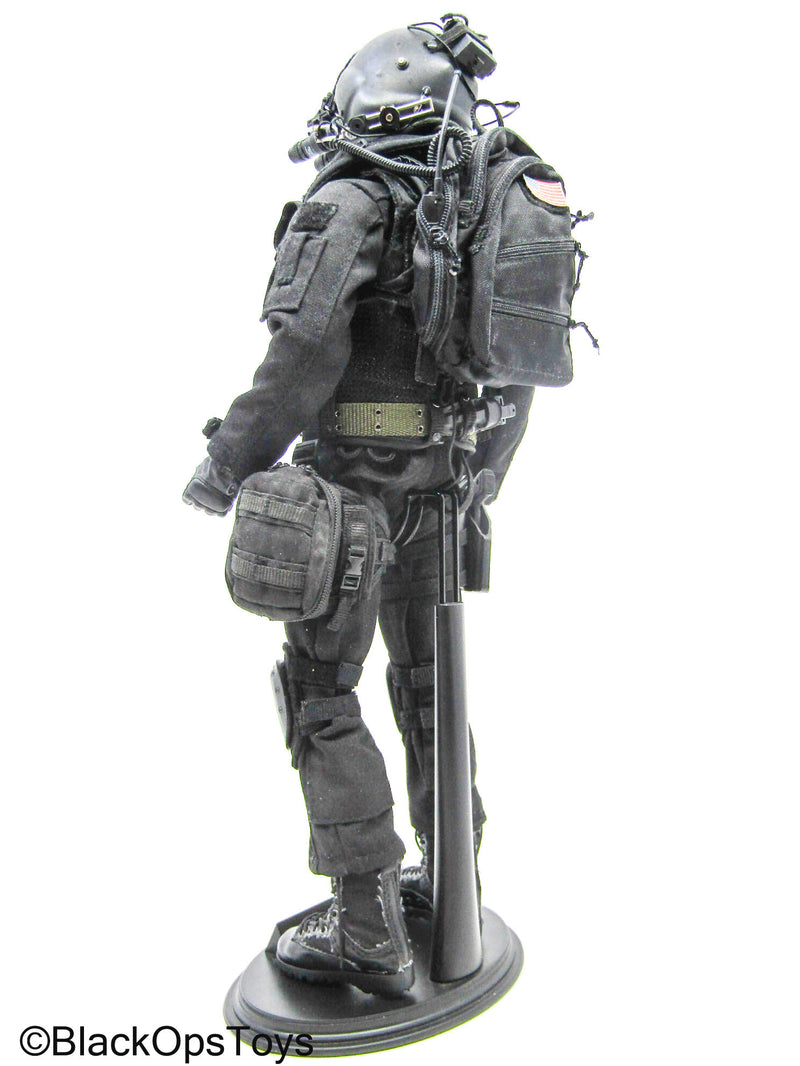 Load image into Gallery viewer, Male Full Dressed Black Ops Uniform w/Pistol &amp; Accessories
