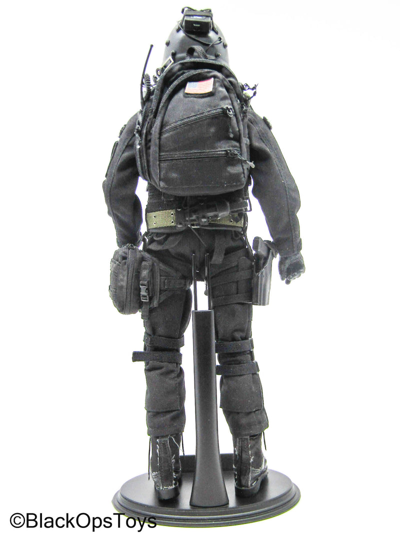 Load image into Gallery viewer, Male Full Dressed Black Ops Uniform w/Pistol &amp; Accessories
