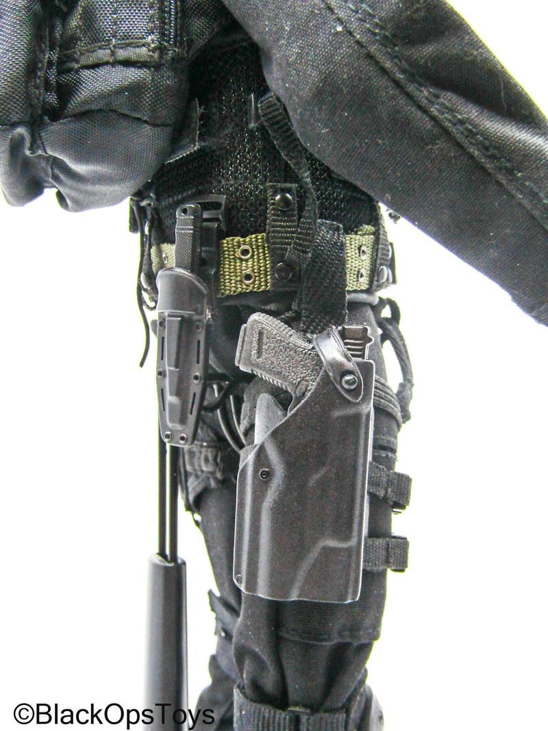 Load image into Gallery viewer, Male Full Dressed Black Ops Uniform w/Pistol &amp; Accessories

