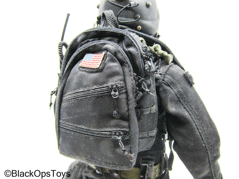 Load image into Gallery viewer, Male Full Dressed Black Ops Uniform w/Pistol &amp; Accessories
