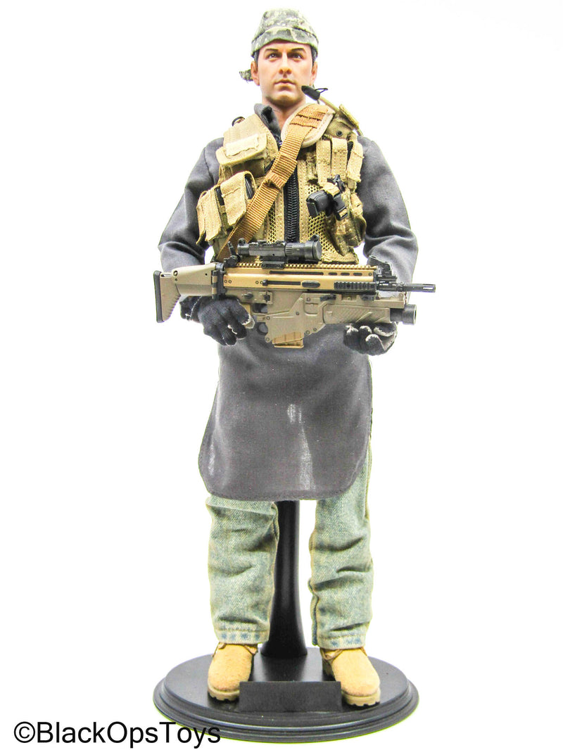 Load image into Gallery viewer, Male Full Dressed CIA SAD Uniform w/FN SCAR AR &amp; Accessories
