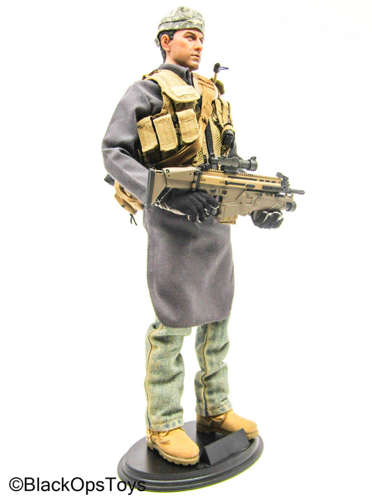 Male Full Dressed CIA SAD Uniform w/FN SCAR AR & Accessories