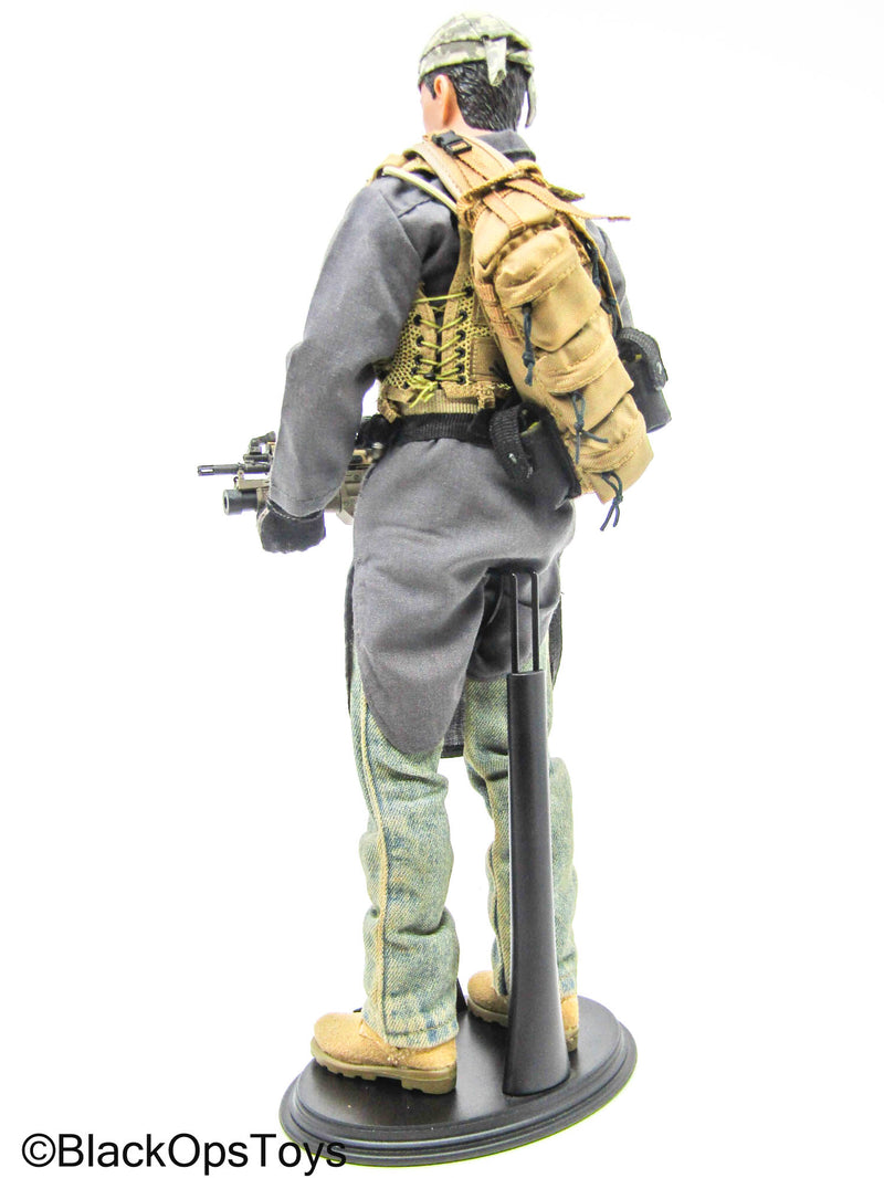Load image into Gallery viewer, Male Full Dressed CIA SAD Uniform w/FN SCAR AR &amp; Accessories
