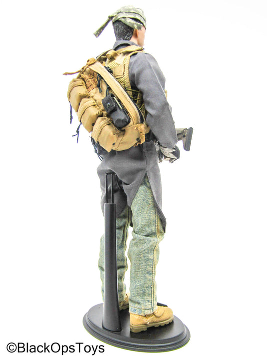 Male Full Dressed CIA SAD Uniform w/FN SCAR AR & Accessories
