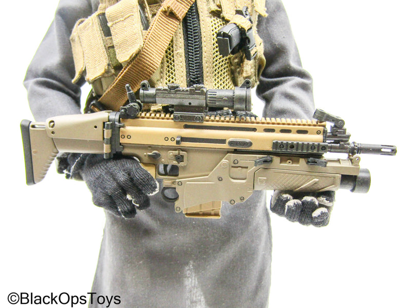 Load image into Gallery viewer, Male Full Dressed CIA SAD Uniform w/FN SCAR AR &amp; Accessories
