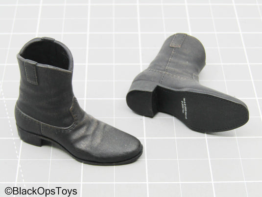 Wolverine - X-Men Origins - Black Boots (Peg Type) (Hot Toys)