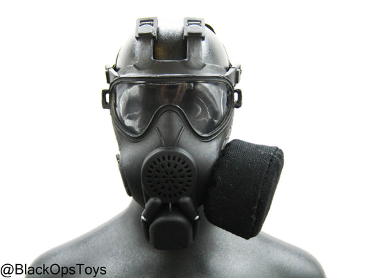 Russian SOBR Granit - Black Gas Mask w/Pouch