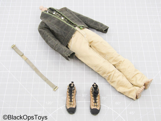 Male Full Dressed Body w/Tan Combat Shoes