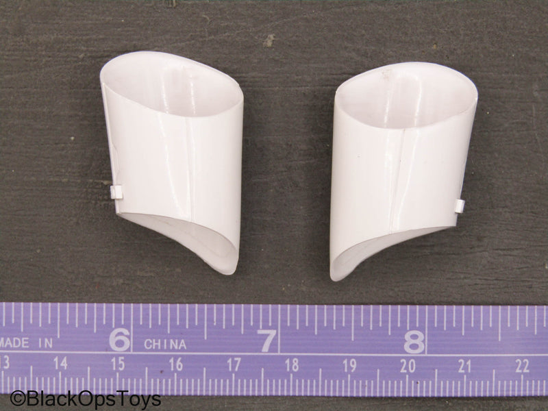 Load image into Gallery viewer, First Order Stormtrooper - Scratched White Bicep Armor
