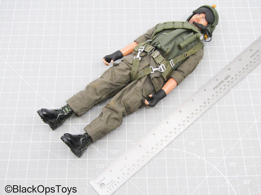 Male Full Dressed OD Green Uniform w/Headsculpt & Side Saddle