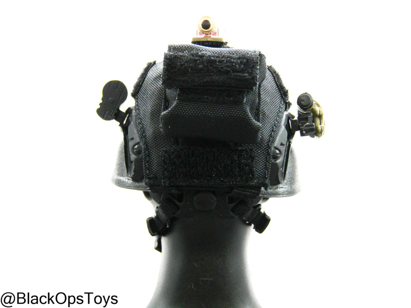 Load image into Gallery viewer, Russian SOBR Granit - Black Helmet w/Attachment Set

