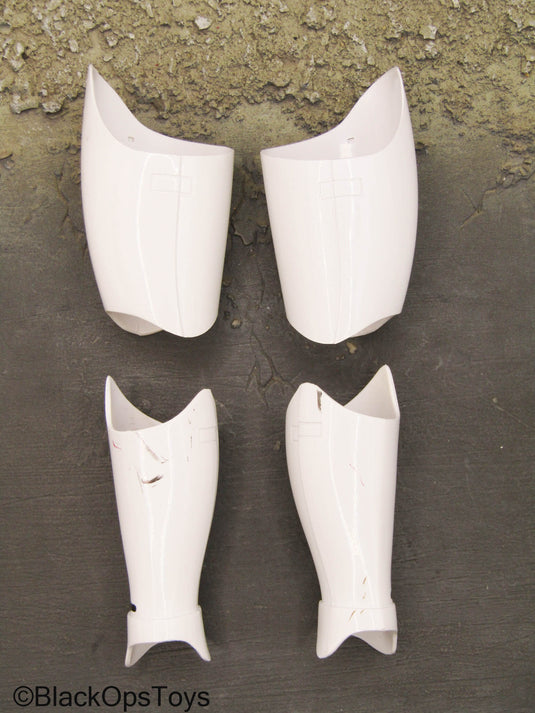 First Order Stormtrooper - Scratched White Leg Armor Set – BlackOpsToys