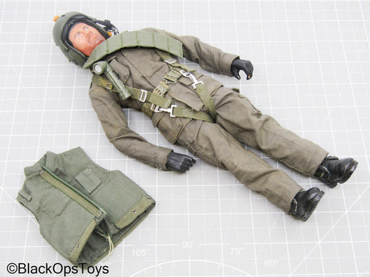 Male Full Dressed OD Green Uniform w/Headsculpt & Side Saddle