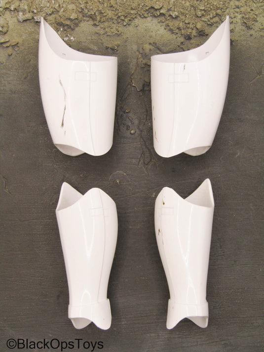First Order Stormtrooper - Scratched White Leg Armor Set – BlackOpsToys