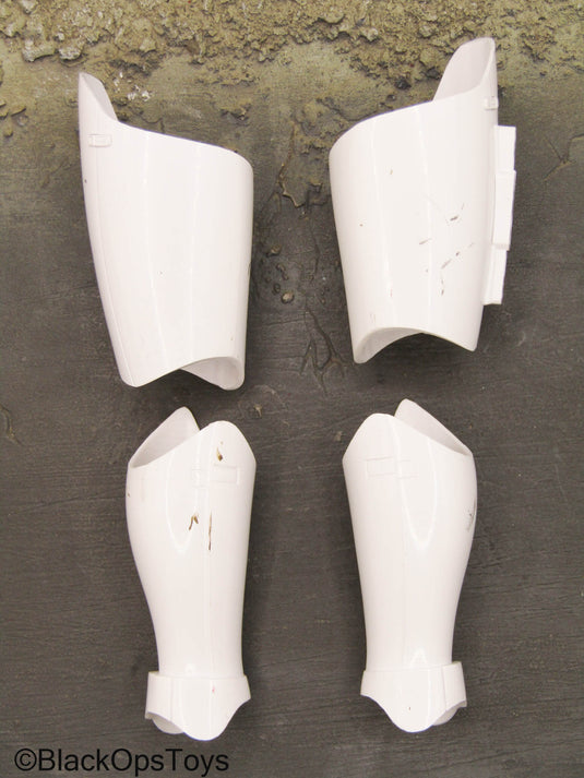 First Order Stormtrooper - Scratched White Leg Armor Set – BlackOpsToys