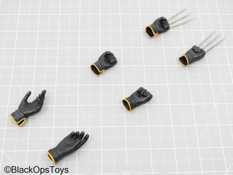 Load image into Gallery viewer, Wolverine - Metal Claw Hands w/Gloved Hand Set (Hot Toys)
