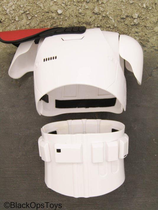 First Order Stormtrooper - White Chest Armor w/Red Shoulder Pad ...