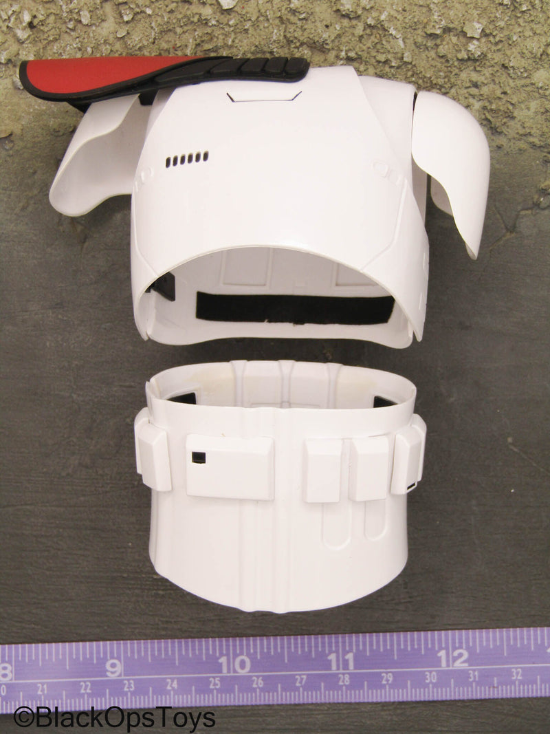 Load image into Gallery viewer, First Order Stormtrooper - White Chest Armor w/Red Shoulder Pad
