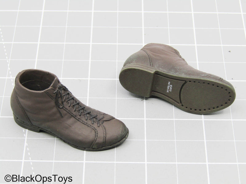 Load image into Gallery viewer, Expendables 2 - Barney Ross  - Brown Shoes (Peg Type) (Hot Toys)
