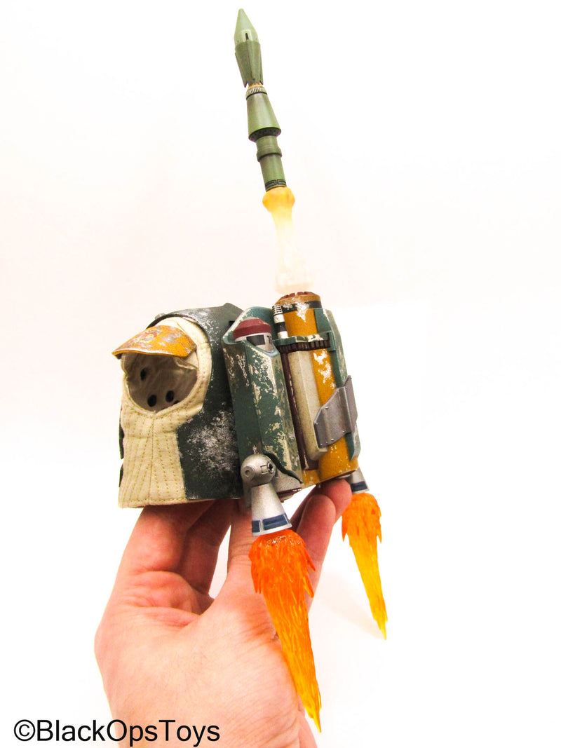 Load image into Gallery viewer, Star Wars Boba Fett - Weathered Armor w/Jetpack &amp; Rocket FX

