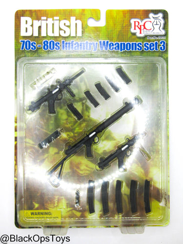 British 70s - 80s Infantry Weapons Set - MINT IN BOX