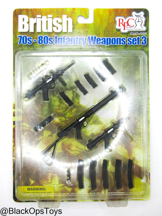 British 70s - 80s Infantry Weapons Set - MINT IN BOX