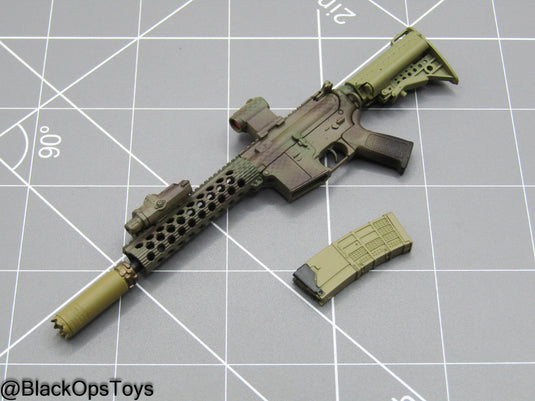 Snakeskin Camo AR-15 Rifle w/Attachment Set