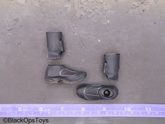 Civil War - Ant Man - Black 2-Part Boots (Peg Type)