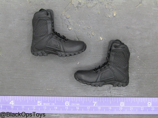 Sicario - Gillick - Black Combat Boots (Foot Type)