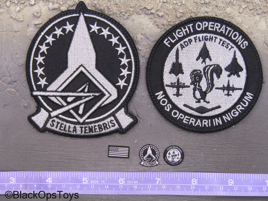 Hypersonic Jet Mission Test Pilot - Patch Set w/Life Size Patches