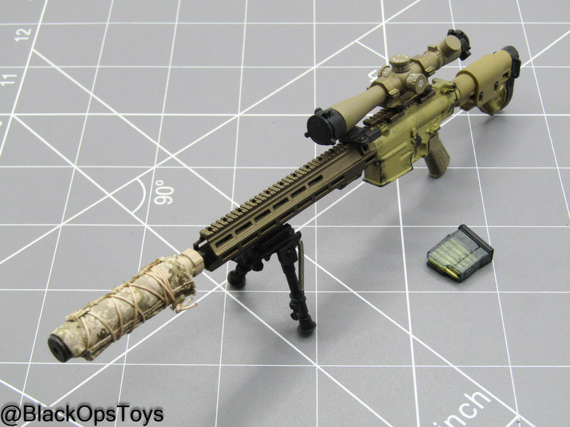 Load image into Gallery viewer, Weathered SR25 Rifle w/Attachment Set
