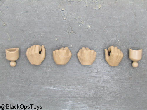Male Hand Set w/Ankle Peg Extenders