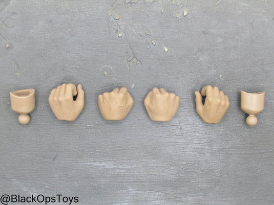 Male Hand Set w/Ankle Peg Extenders